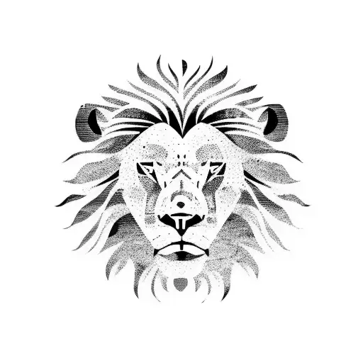 Half Face Lion Half Face Bear