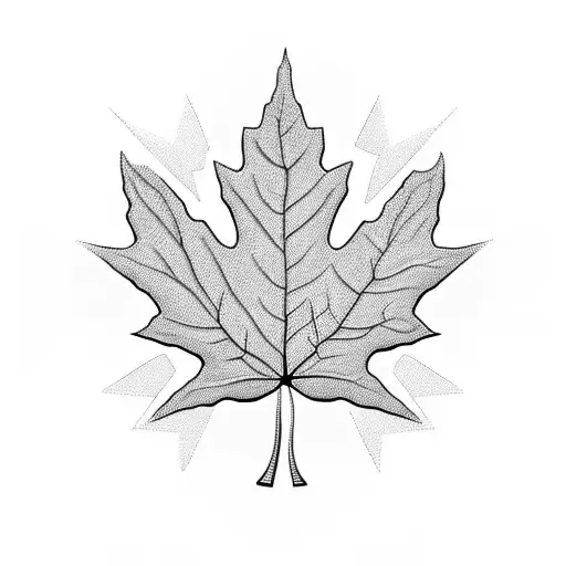 Maple Leaf Initials M S M
