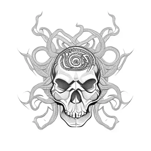 Skull Medusa