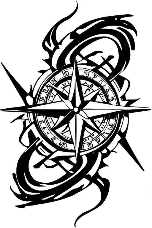 Compass Rose Intertwined