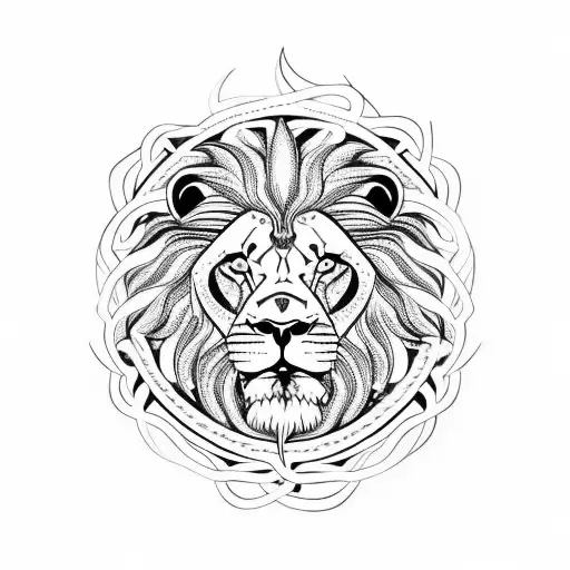 Lion With Medusa