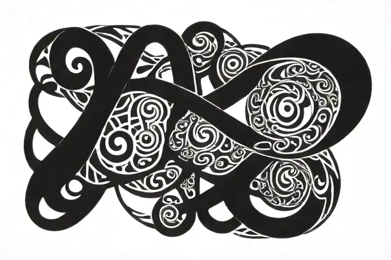 111 Within An Infinity Symbol And Love Symbol