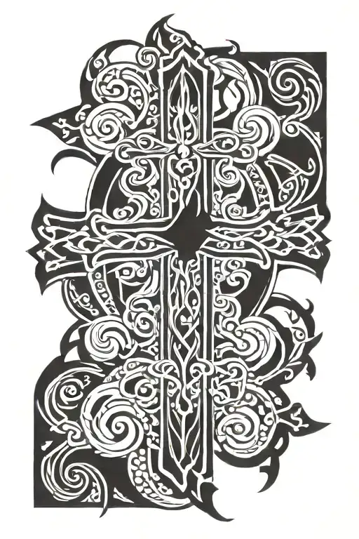 Faith Tattoo With Cross