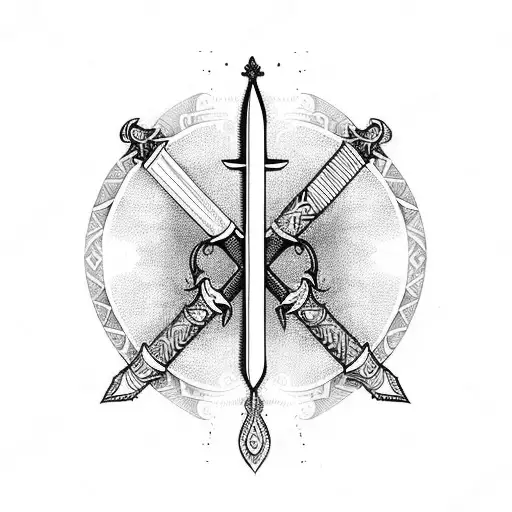 Sword With Navika Text