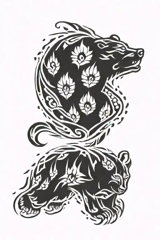 Bear Paw In Graphics