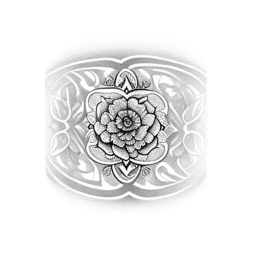 Wrist Bracelet With Flowers