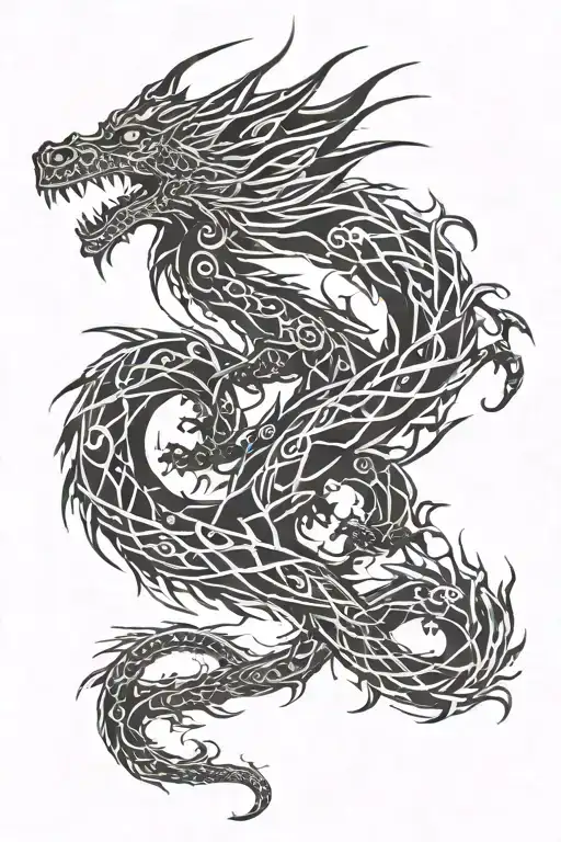 A Dragon That Runs Along The Spine