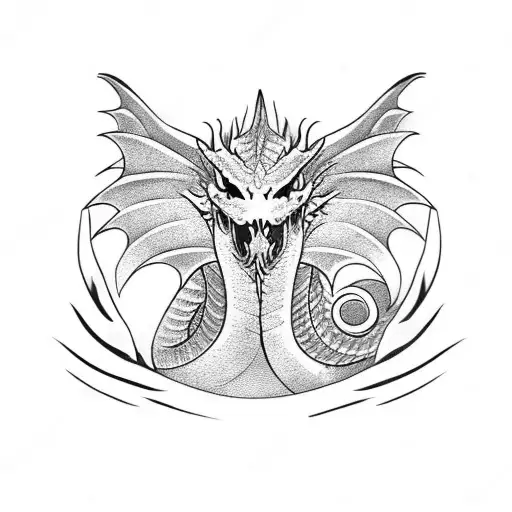 Dragon Around The Hand