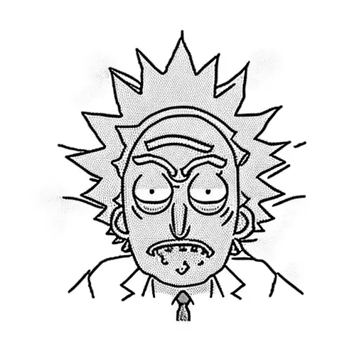 Rick And Morty With Disney Stitch