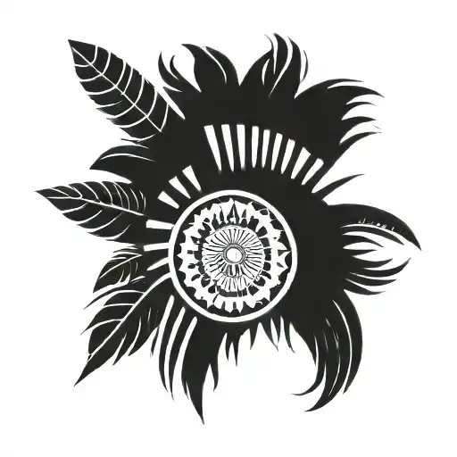 Colombia Indian With Colombia Flag