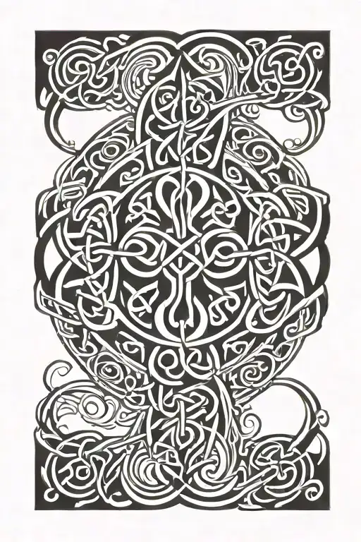 Celtic Pattern With Elements