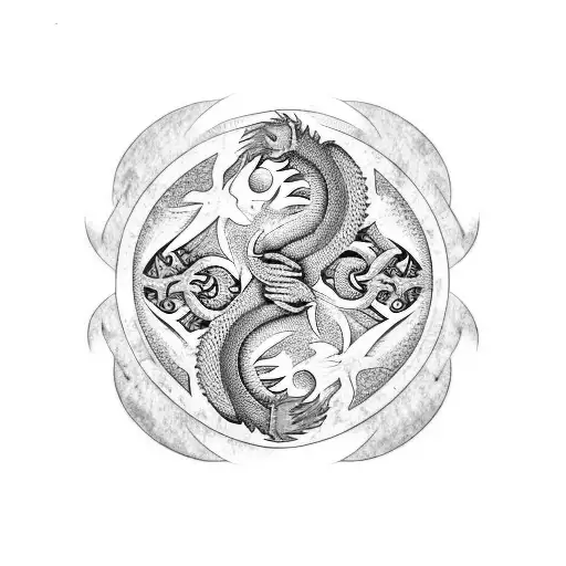 Dragon Yinyang