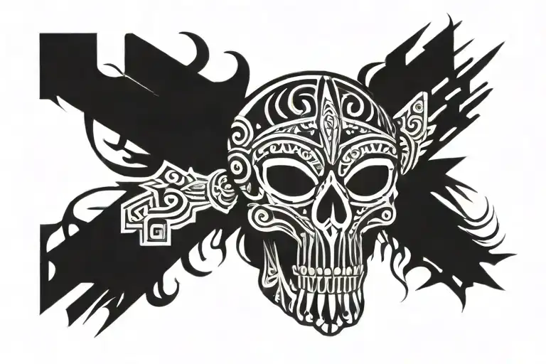 Aztec Skull