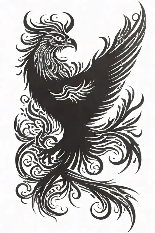 Phoenix Rising From The Ashes