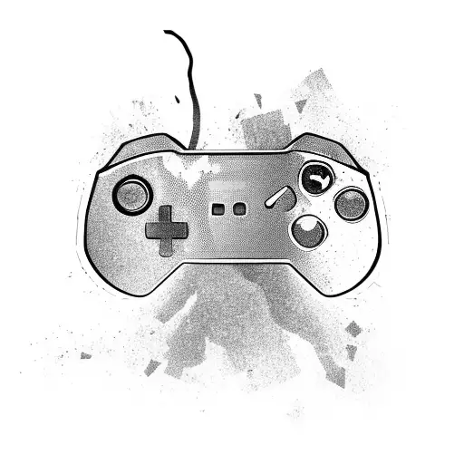 A Broken Xbox Controller That A Technological Tree Grows Out Of It