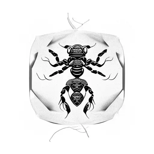 Scorpion Qui Protege Une Vierge