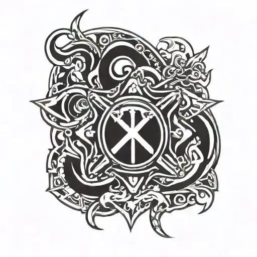 Norse Themed Firefighter Emblem