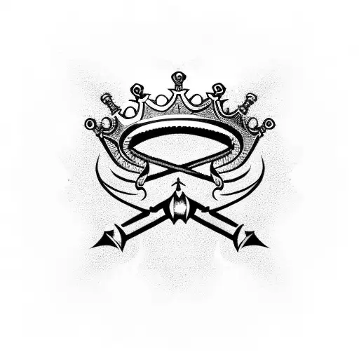 Crown With Swords