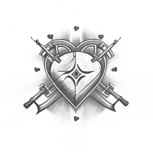 Heart With A Sword