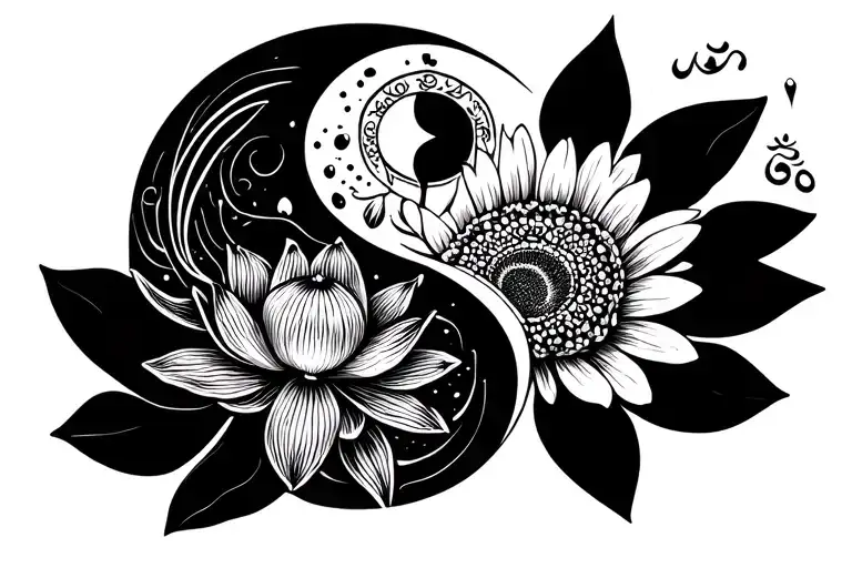 Magic Mushroom Yin Yang Lotus Flower Daisy Gemini Air Sign Km Om Witches Hat Dog Pawtree Of Life