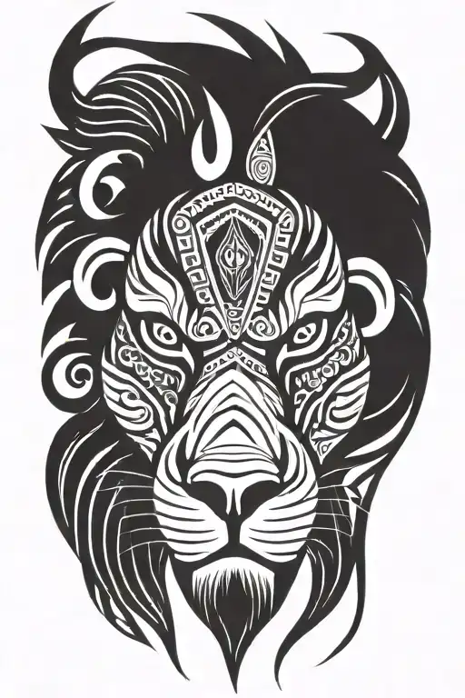 African Lion Mask