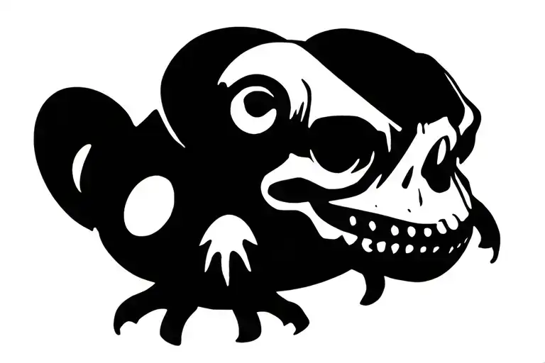 Anatomically Correct Pac-man Frog Skull