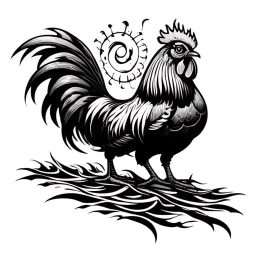 Battleship And Rooster