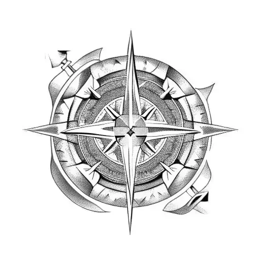 Zeus Tribal Compass Rose Persian Arabic
