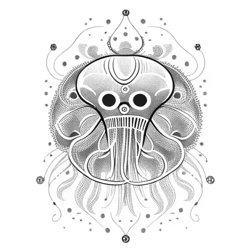 Jellyfish With Background