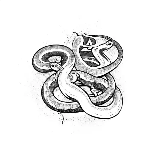 Snake Eating Own Tail