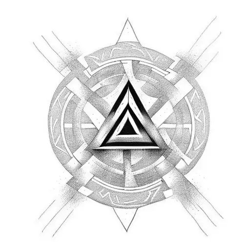 Valknut And Demon