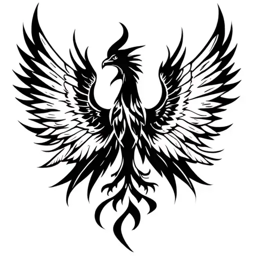 Phoenix With Wings