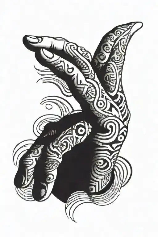 Hand Tattoo Virgo Men