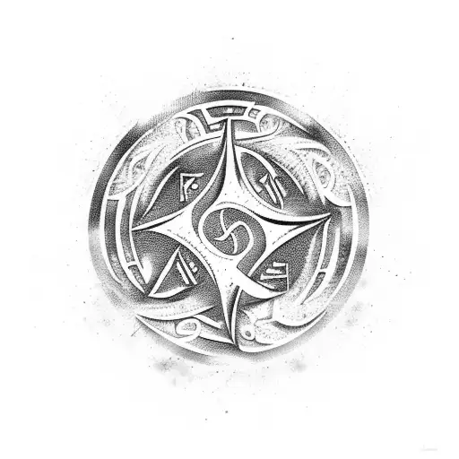 Powerful Divine Floral Runes And Ancestral Symbols