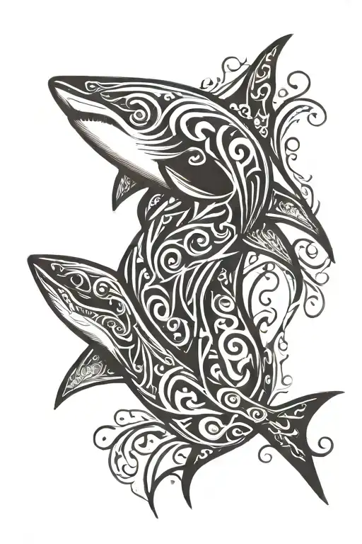 Cetacean Shark Swimming