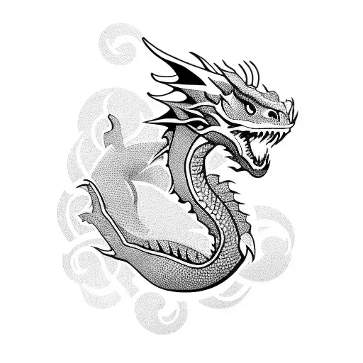 Urnes Style Dragon