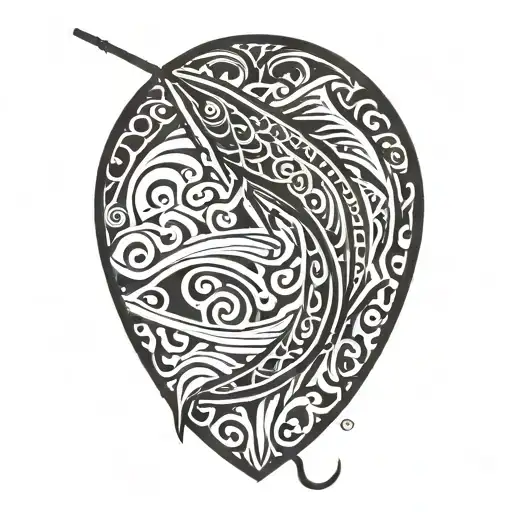 Fire Surf Board Fishing Rod Transforming Raw Material