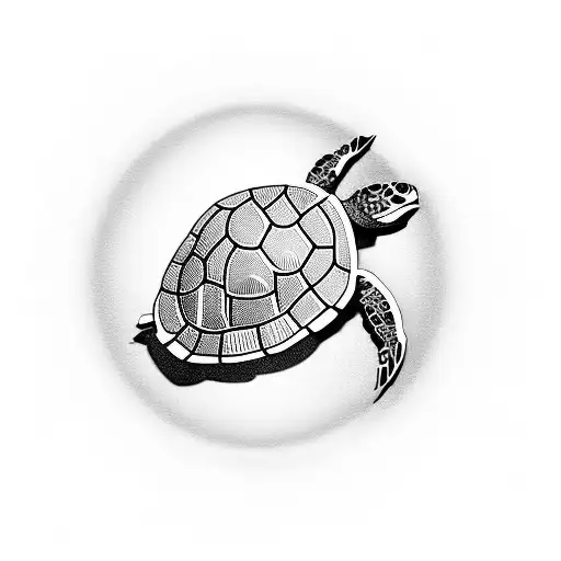 Turtle With Letter G