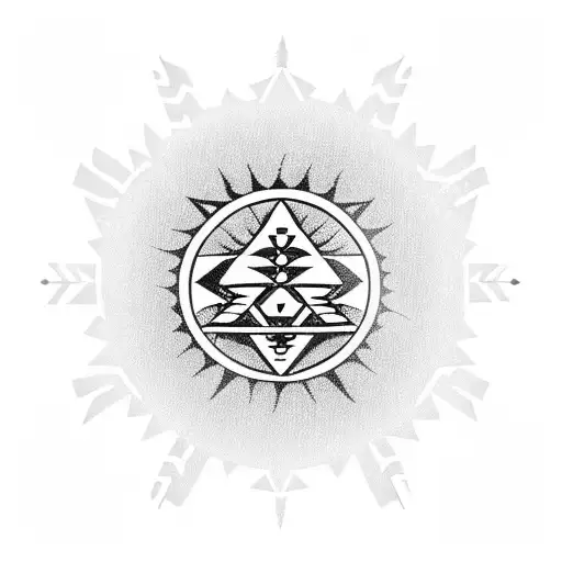 Native American Arrows Geometry