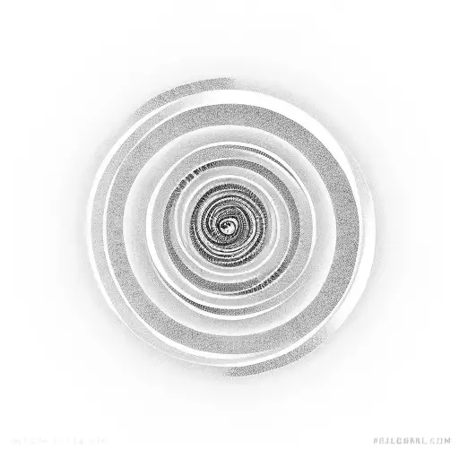 Single Line Fibonacci Spiral