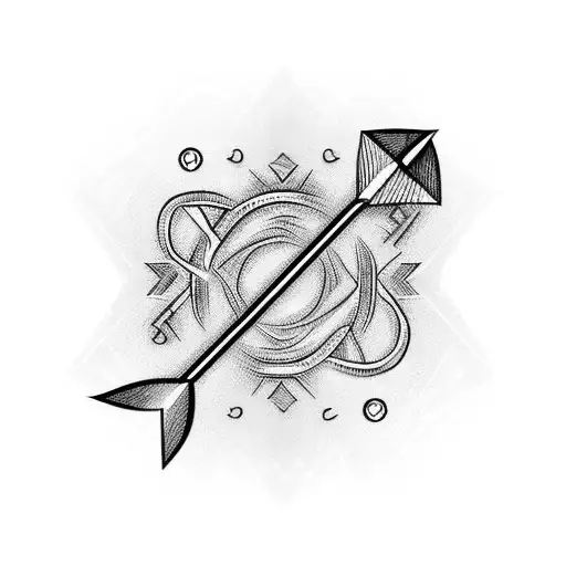 Arrow To Represent A Wife And 2 Children