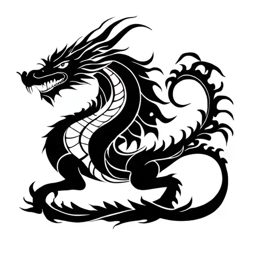 Dragon Y Namaste Balance