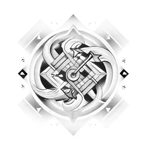 Constelation Of Aries And Arrows