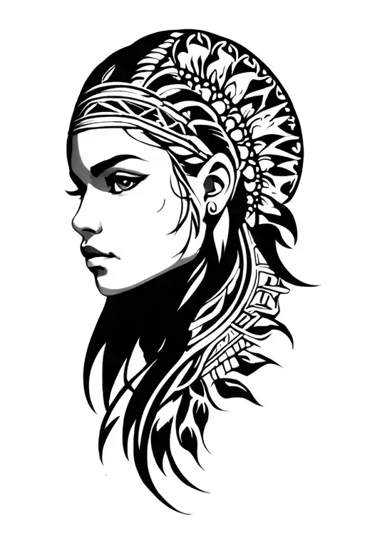 Tribal Girl Warrior