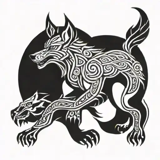 Fenrir Viking Norse Wolf