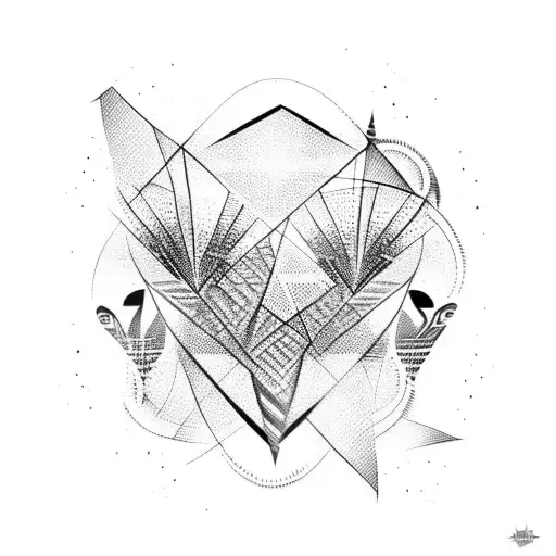 Abstract Black Lines