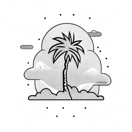 Palm Tree With Sword