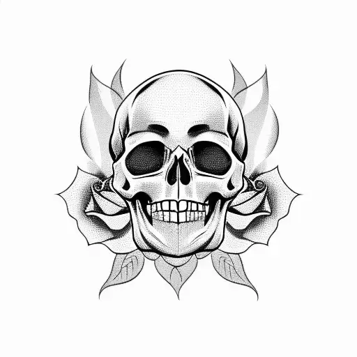 Skull And Roses