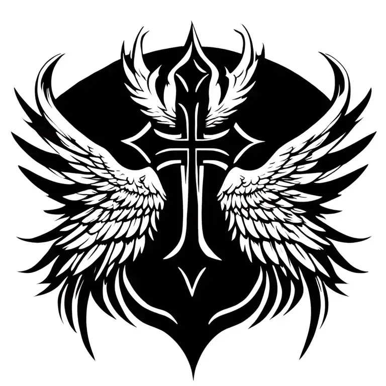 Wings And Cross