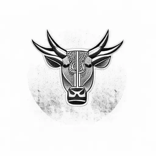 Simple Maori Bull Head